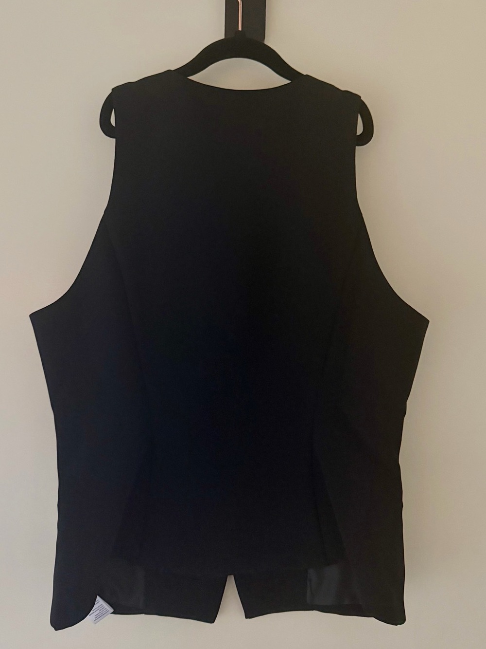 Good American Luxe Suit Sculpted Vest Black Size S $139 - Picture 4 of 10